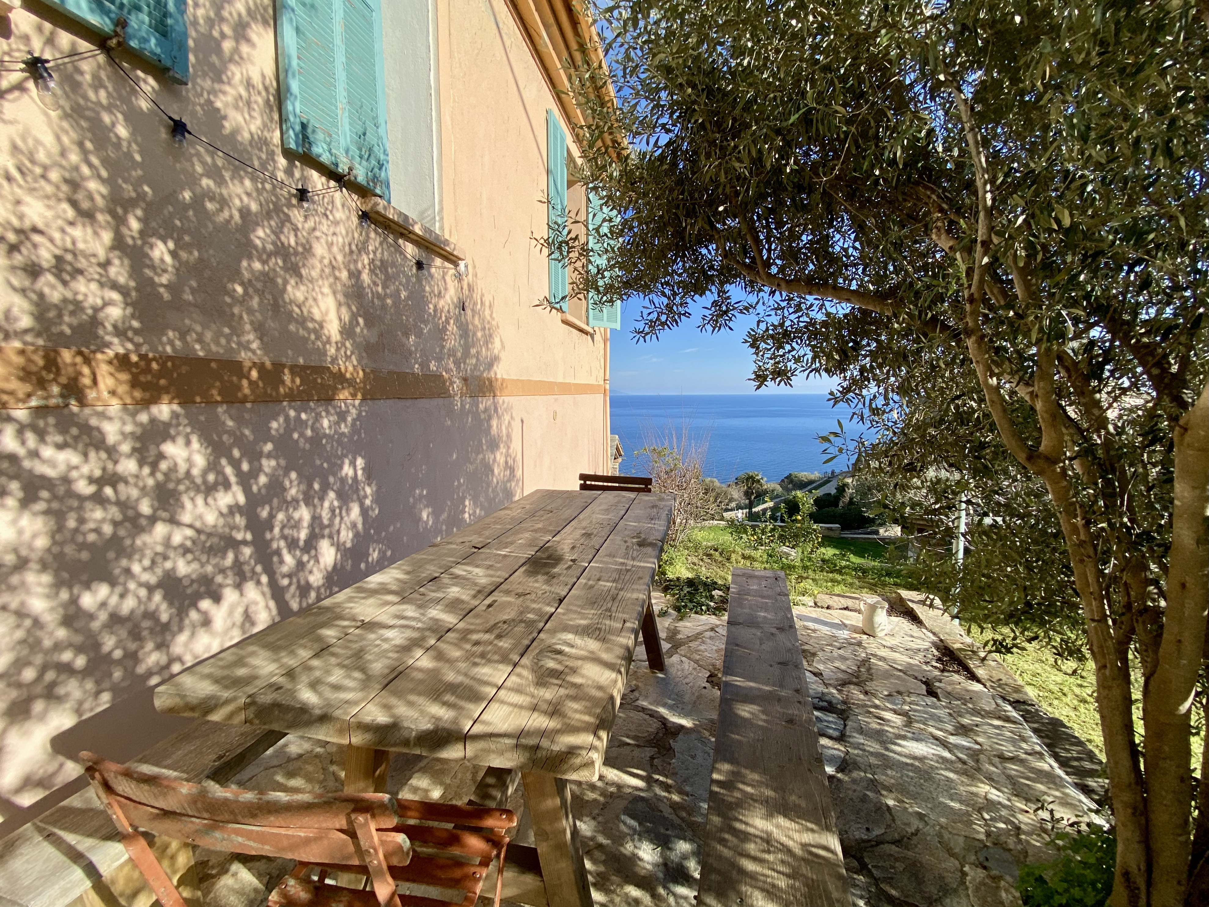La Casetta du Cap - Extérieur - la terrasse et la vue sur la mer