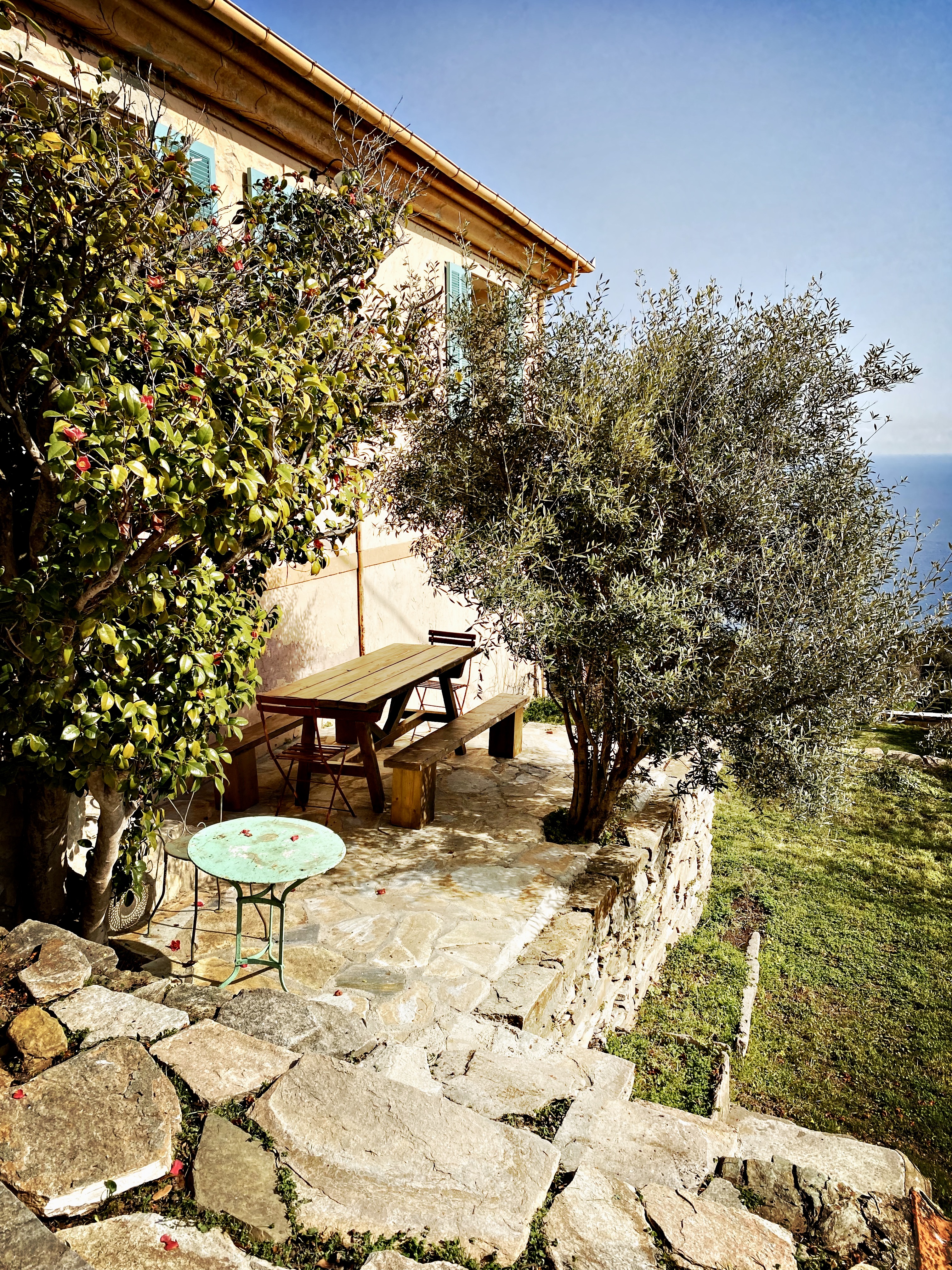 La Casetta du Cap - Extérieur - la terrasse et la vue sur la mer