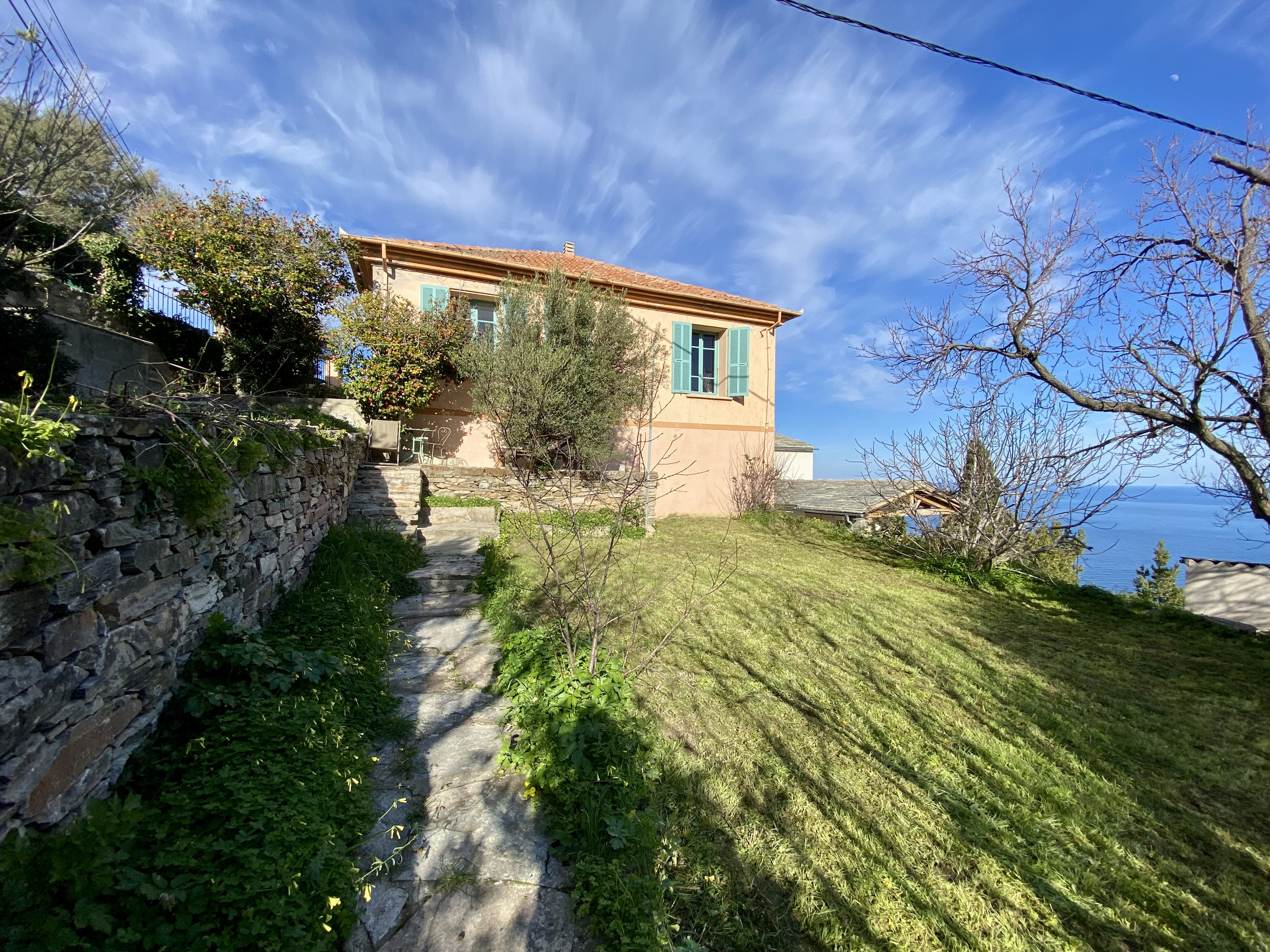 La Casetta du Cap - Extérieur, la maison et la mer