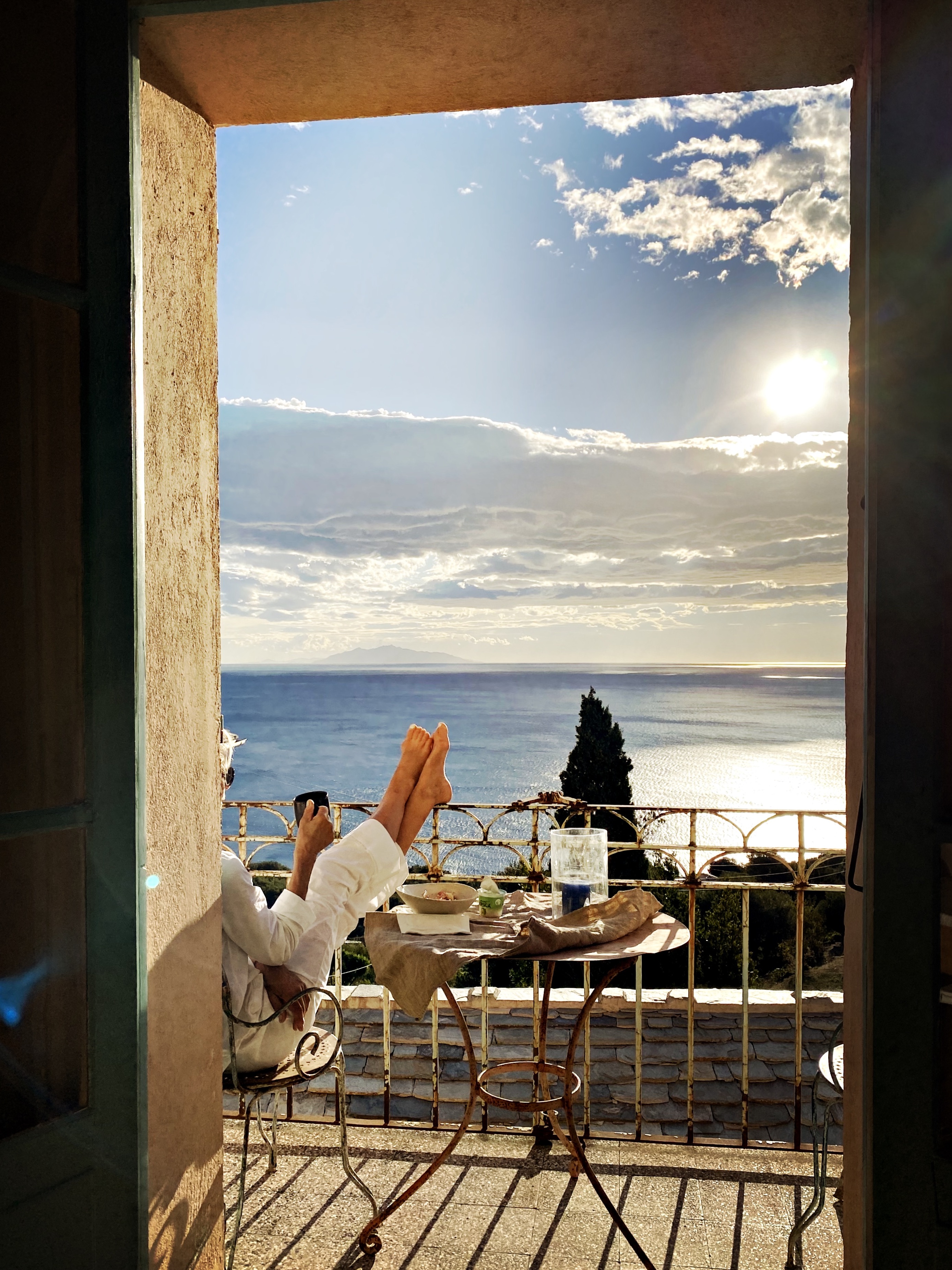 La Casetta du Cap - RDC - Balcon, vue sur la mer