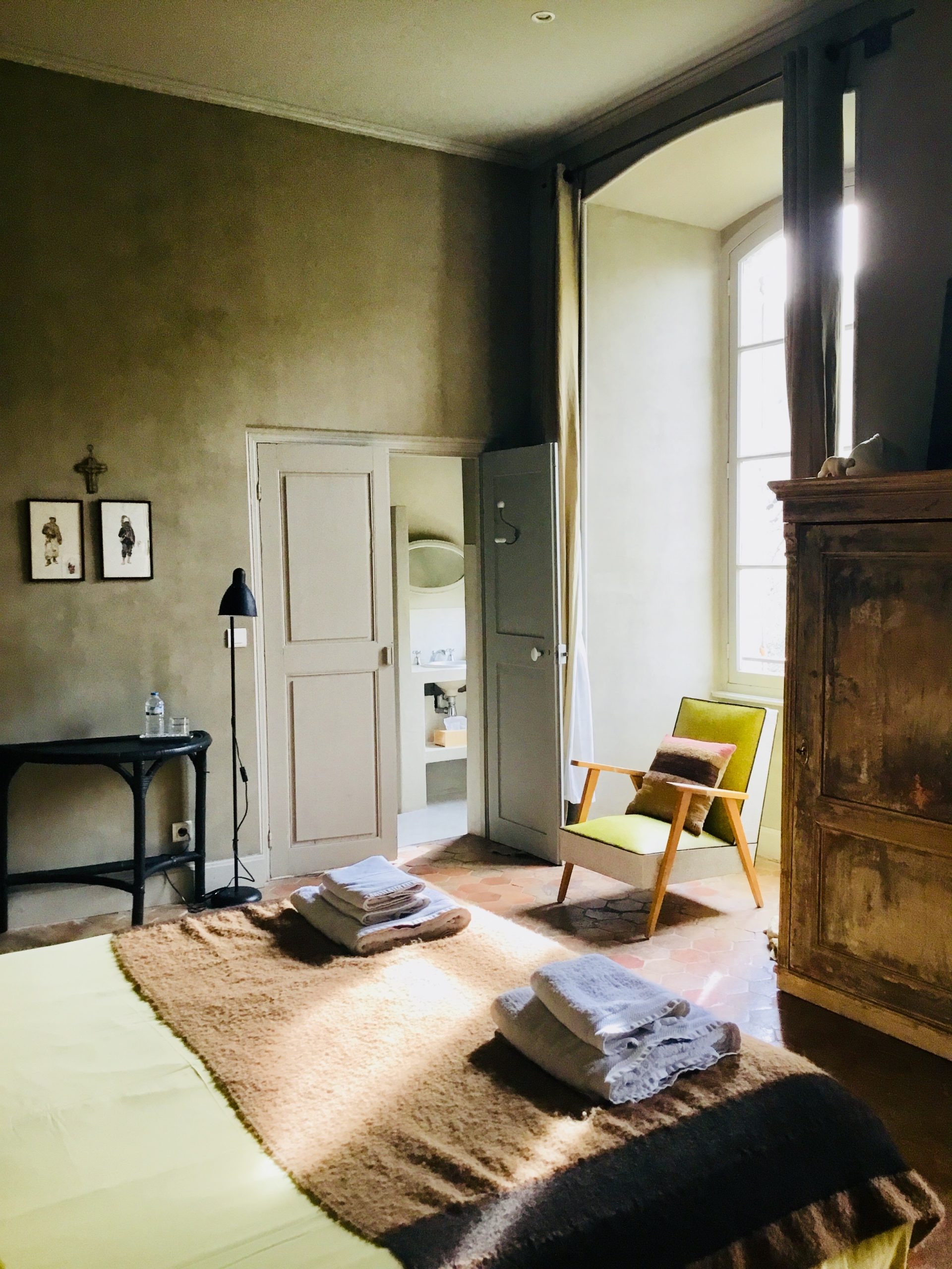 Château d'Uzer, chambre du Général